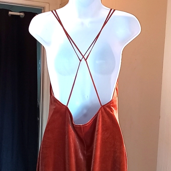 Cotton Candy Velveteen Midi Dress - Picture 3 of 8